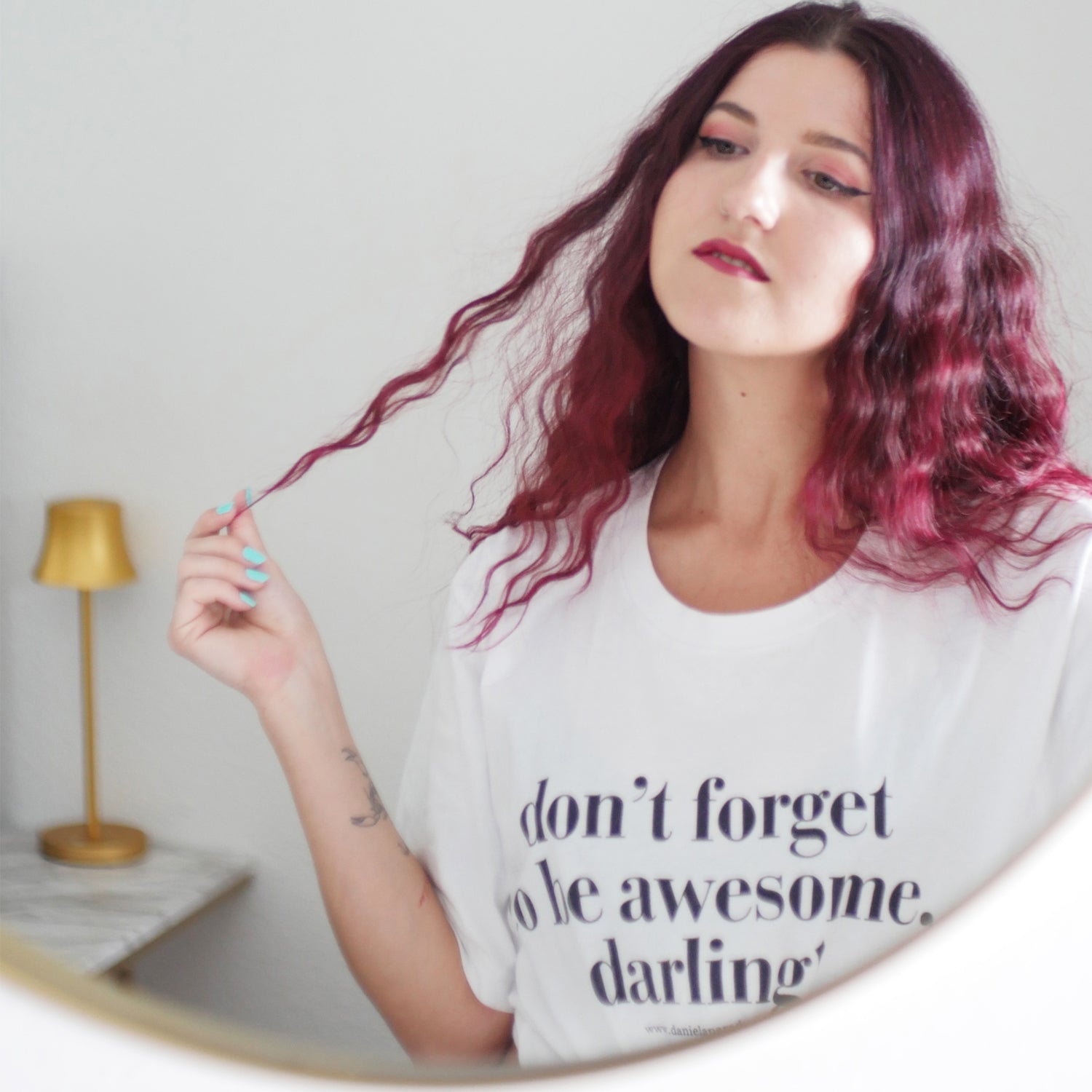 Don't forget to be awesome, darling!