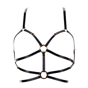 Bild in Slideshow öffnen, Bon Bondage Harness Slim black

